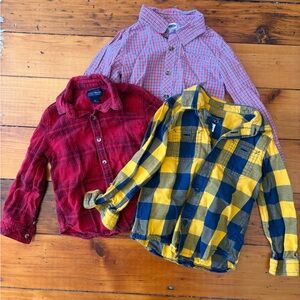 Size 4T Kids’ Button Up Shirt Bundle